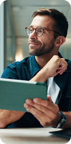 Profissional em ambiente de trabalho